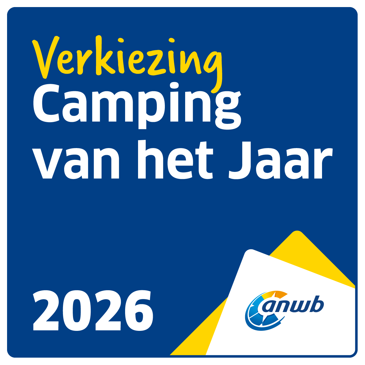 Camping van het jaar logo